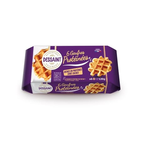 Dessaint gaufres protéinées x6 120g