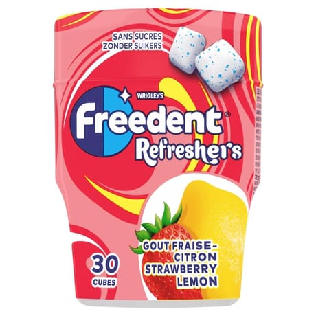 Freedent refresher fraise citron x30 67g