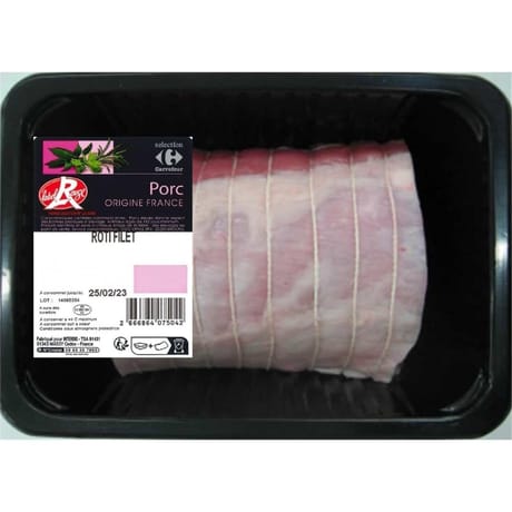 Rôti filet de porc label rouge Carrefour Sélection