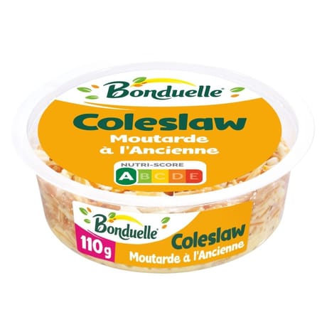 Bonduelle salade chou coleslaw moutarde 110g