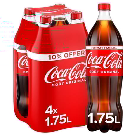 Coca-Cola contour 4x1.75l offert 10%