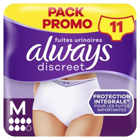 Always discret fuites urinaires taille m x11