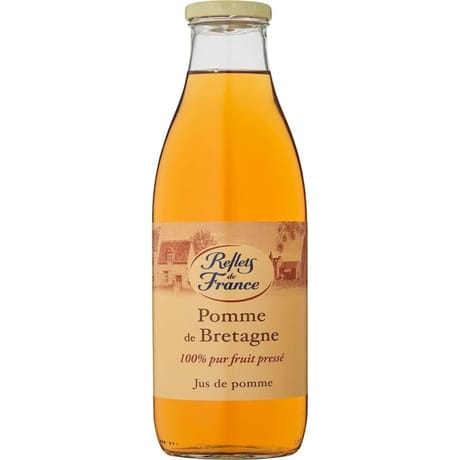 Reflets de France pur jus de pomme de Bretagne 1l