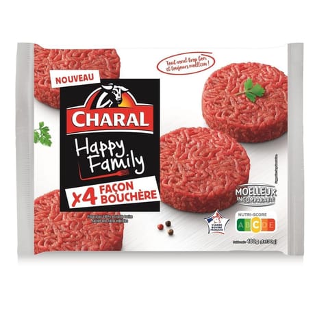 Happy family façon bouchère x4 400g Charal