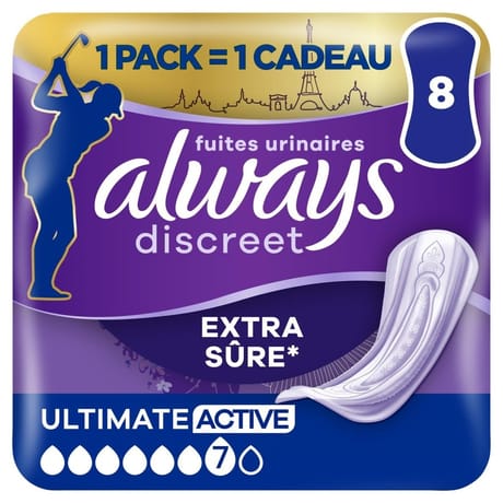Always discreet incontinence serviettes sp ultimate jour olympic x8