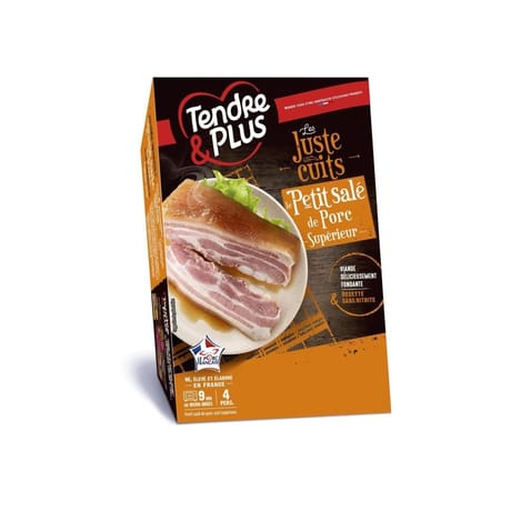 Petit salé de porc cuit Tendre et plus