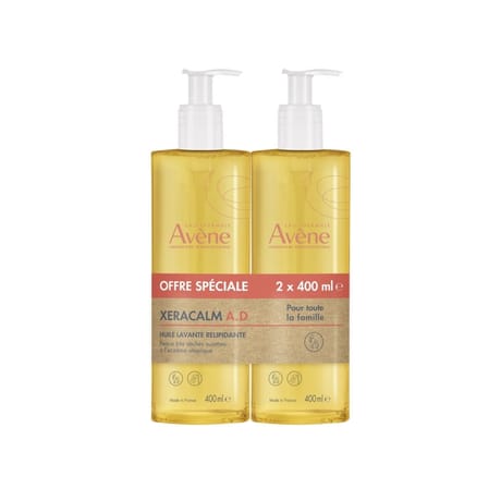 Avene xeracalm ad huile lavante relipidante duo 2 x 400 ml