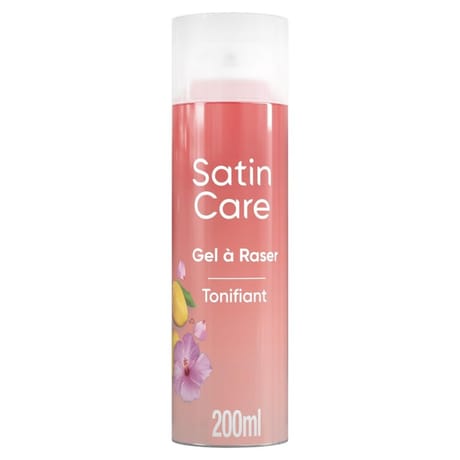 Satin care gel à raser pour femme mangue et hibiscus 200ml