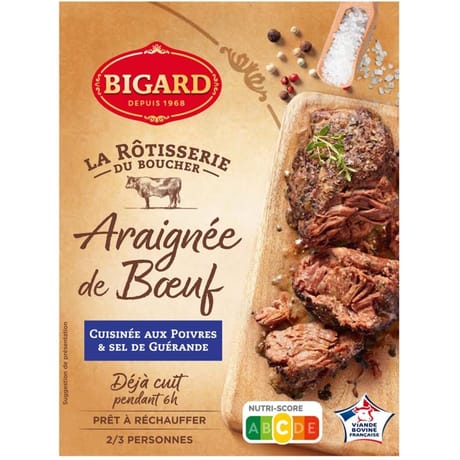 Araignée de boeuf aux poivres et sel de guérande 400g Bigard