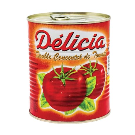 Delicia double concentré de tomate 4/4 -850g