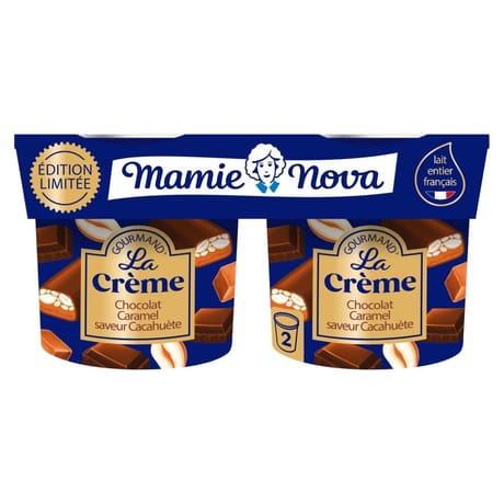 Mamie nova crème gourmande édition limitée 2x150g