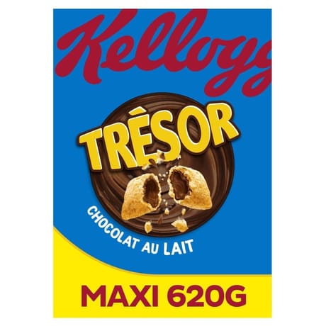 Kellogg's céréales trésor chocolat au lait - 620g