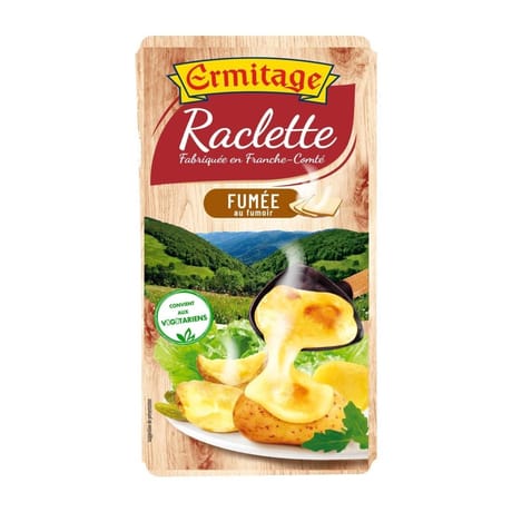 Ermitage raclette fumée au fumoir au lait pasteurisé 200g