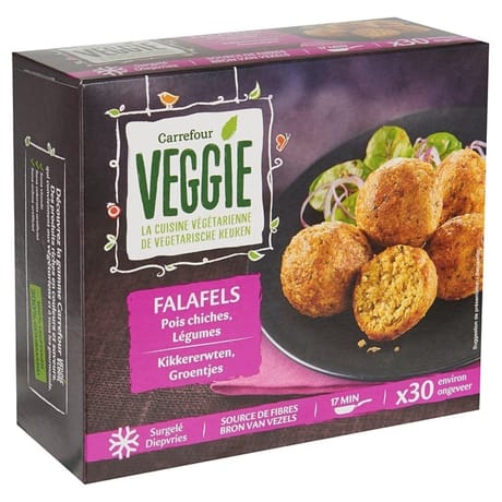 Carrefour veggie falafels x30 environ 500g