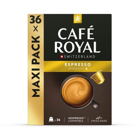 Café Royal capsules aluminium espresso type nespresso x36 190g