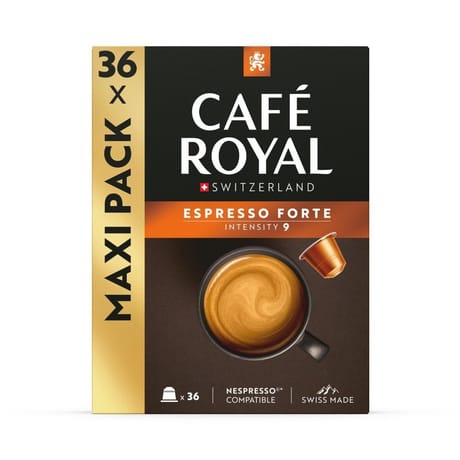 Café Royal capsules aluminium espresso forte type nespresso x36 190g