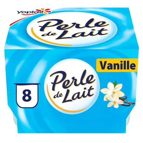 Perle de lait vanille 8x125g