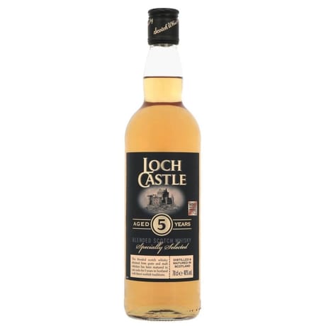 Carrefour loch castle  aged 5 years blended scotch whisky 70cl 40%