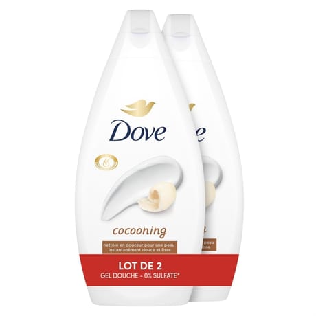 Dove gel douche cocooning 2x450ml