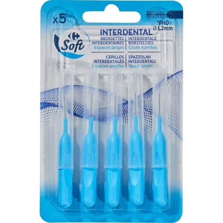 Carrefour Soft brossettes interdentaires x5