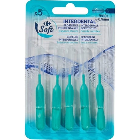 Carrefour Soft 5 brossettes interdentaires