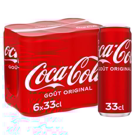 Coca-cola boite 6x33cl sleek