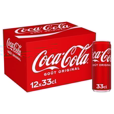 Coca-cola boite 12x33 cl