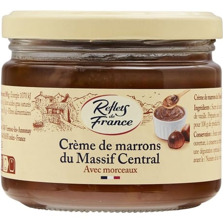 Reflets de France crème de marrons avec morceaux 325g
