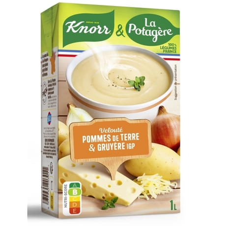 La potagere & knorr veloute de pommes de terre gruyere 1l
