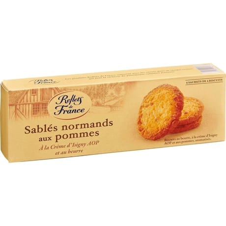 Reflets de France biscuit sablés normands au pommes 150g