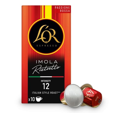 L'or espresso capsules ristretto imola x10 52g