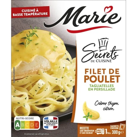 Marie filet de poulet et tagliatelles de légumes 300g