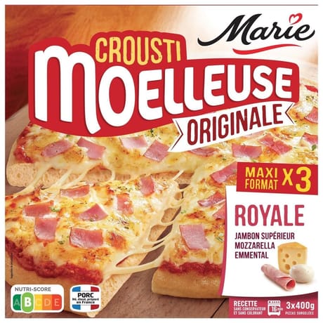 Marie 3 pizzas crousti moelleuse originale royale 1200g