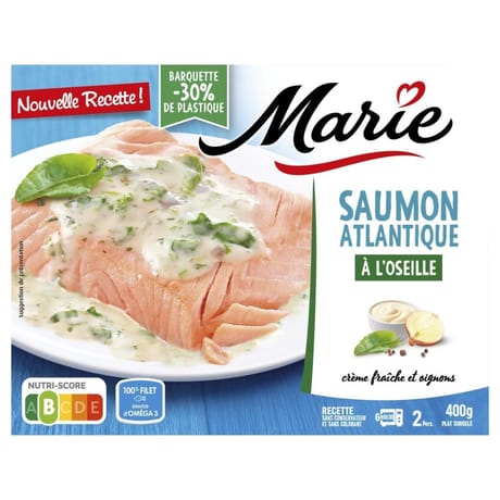 Marie saumon de Norvège à l'oseille 400g