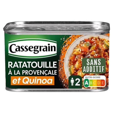 Cassegrain legumes & quinoa a la provencale 375g