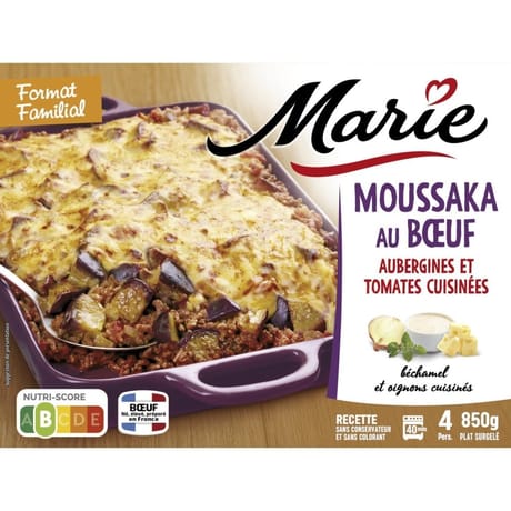 Marie Moussaka au boeuf 850g
