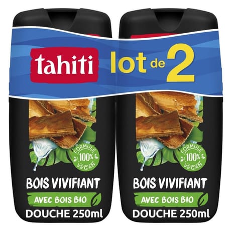 Tahiti standard gel douche tropique 2x250ml