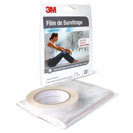 3M  film survitrage baie vitrée transparent 4mx1.5m