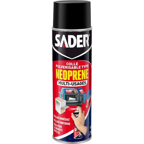 Sader colle pulverisable type neoprene multi-usages 200ml