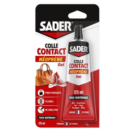 Sader colle contact neoprene gel 125ml