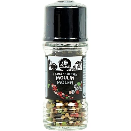 Carrefour classic' épices moulin 4 baies 30g