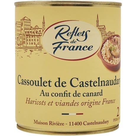 Reflets de France cassoulet de castelnaudary au confit de canard 840g