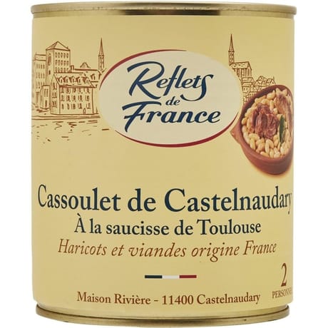 Reflets de France cassoulet de castelnaudary à la saucisse de Toulouse 840g