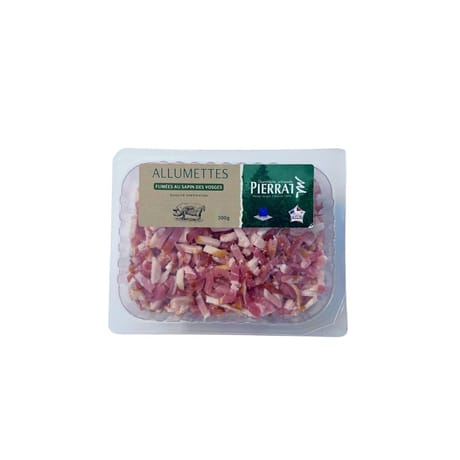 Allumettes de lardons de qualité supérieure fumées au sapin 300g