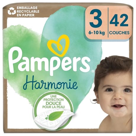 Pampers harmonie geant t3 x42