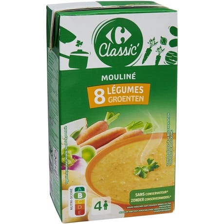 Carrefour classic' soupe mouliné aux légumes - 1l