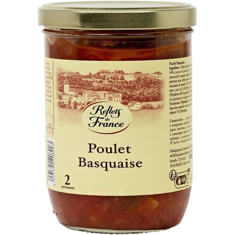Reflets de France plat cuisiné poulet basquaise 760g