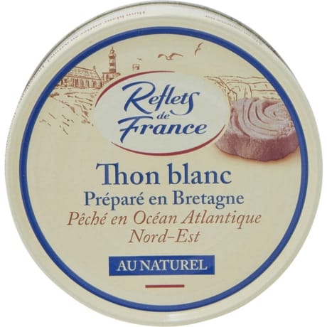 Reflets de France thon blanc au naturel 112g