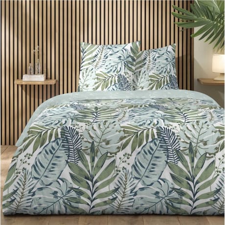 Parure housse de couette 260x240cm+ 2 taies 63x63cm canopee