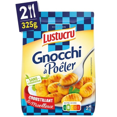 Lustucru gnocchi à poêler 325g